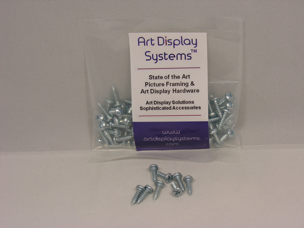 ADS 1 Hole Heavy Duty ZP D-Ring Hanger with 4 1/2 Screws – Pro Quality –  ADS ART DISPLAY SYSTEMS